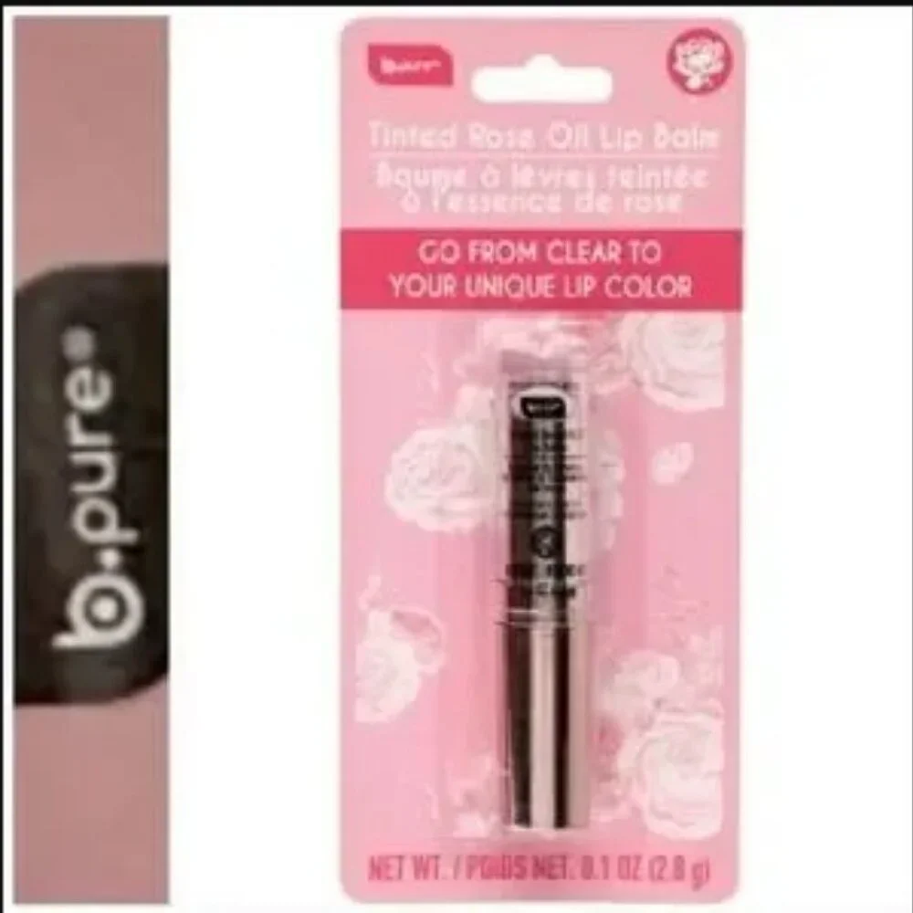 B-Pure Tinted Rose Oil Lip Balm0